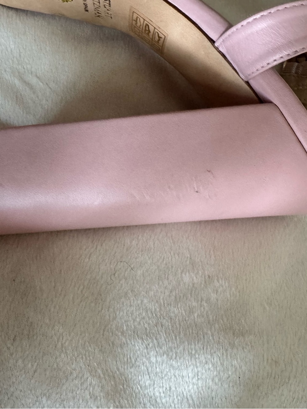 Stuart Weitzman pink leather Ryder platform sandal - Picture 11 of 11